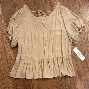 Khious Tan Women's Blouse